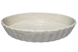 Vintage Blue Mountain Pottery Cream & Brown Speckled Oval Baking Dish Canada - Picture 1 of 7