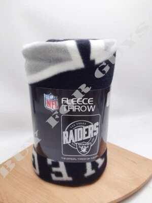 Manta polar de los Raiders de Las Vegas - Fútbol americano NFL (campaña) 50 x 60 pulgadas Foto 1 de 4