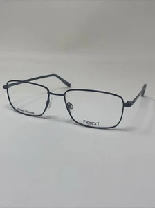 Flexon Nathaniel 600 412 54/17 140 Full Rim Flex Titanium Blue Eyeglasses A153 - Picture 1 of 22