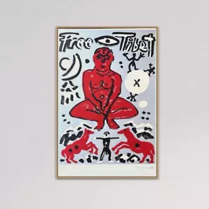 A.R. Penck (1939-2017) - „Free Tibet“ (signiert & nummeriert) - Bild 1 von 14