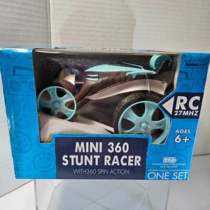 NEW Remote Control 27 MHZ Mini 360 Blue Stunt Racer With 360 Spin Action NIB - Picture 1 of 6