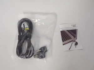 RUBAN NOTEBOOK LOCK AND S TWO KEYS  6.2 FOOT BLACK - Picture 1 of 5