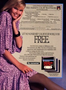 1987 No Nonsense hosiery pantyhose 1-page MAGAZINE AD - Picture 1 of 1