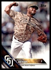 2016 Topps Joaquin Benoit Baseball Cards #163
