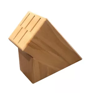 Bloc à couteaux de cuisine en bois pour 5 lames – brillant - Bild 1 von 4