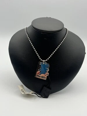 COLLANA DOLCE & GABBANA DJ0741 CON PIASTRINA E ORSETTO UNISEX  - Immagine 1 di 2