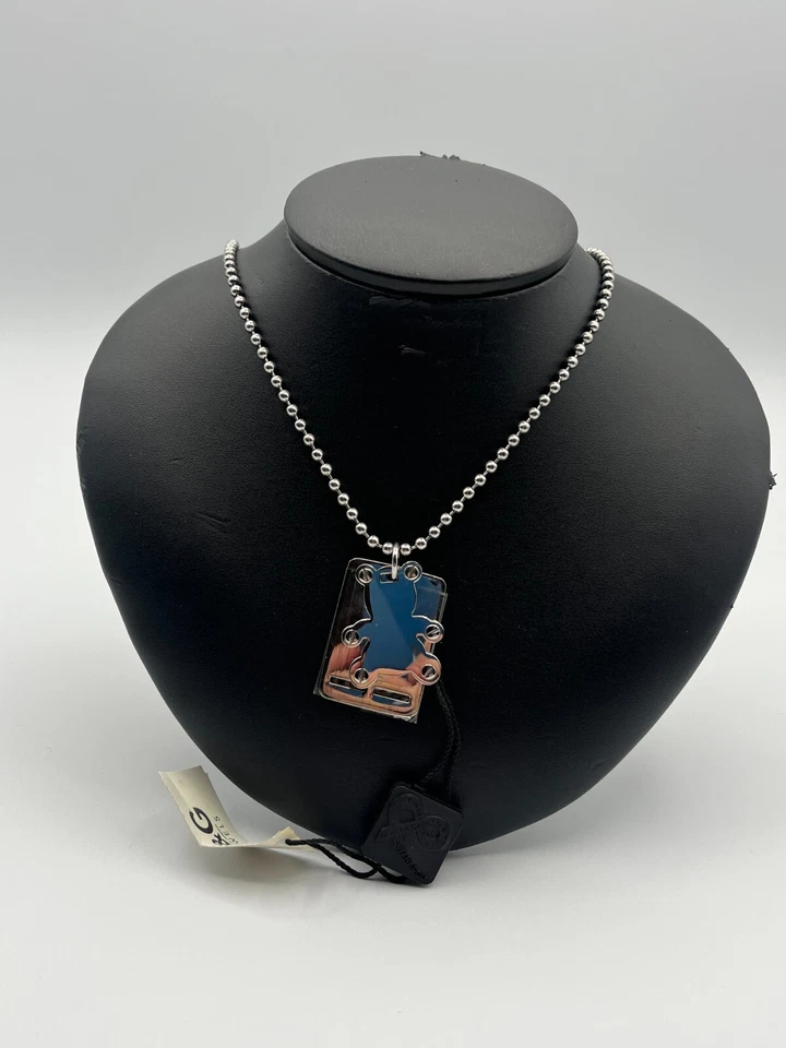 COLLANA DOLCE & GABBANA DJ0741 CON PIASTRINA E ORSETTO UNISEX  - Immagine 1 di 2