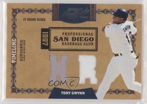 2008 Playoff Prime Cuts Timeline CY/HR Materials /99 Tony Gwynn #39 HOF