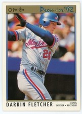 1992 O-Pee-Chee Premier Darrin Fletcher Card #41
