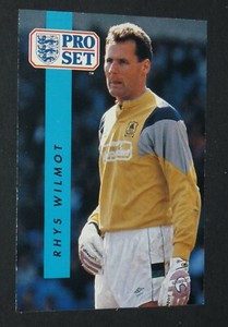 #283 RHYS WILMOT PLYMOUTH ARGYLE PILGRIMS GREENS FOOTBALL CARD PRO SET 1990-1991
