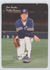 1986 Mother's Cookies Seattle Mariners Stadium Giveaway Jim Beattie #27