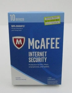 McAfee MIS17ETGORAA 2017 Total Protection, 10 Devices - Picture 1 of 2