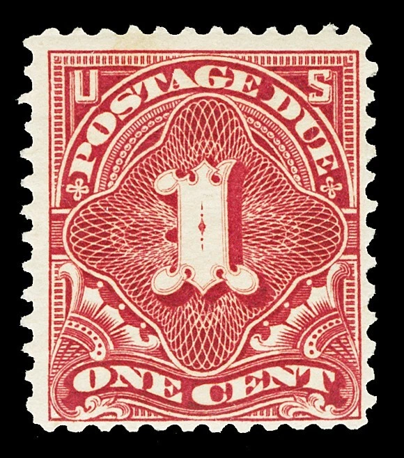 Scott J38 1895 1c Postage Due Perforated 12 Issue Mint Fine OG NH Cat $40 - Image 1 of 1