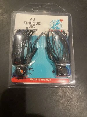 Plantilla Jewel Bait Company Finesse 5/16 oz 2pk negra azul Foto 1 de 4