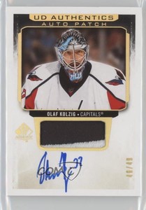 2020-21 SP Authentic UD Authentics /49 Olaf Kolzig #UDA-OK Patch Auto