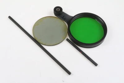 SINAR Filterhalter mit Filter Grün & Polfilter - Image 1 of 3