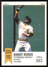 1991 Panini Canadian Top 15 #105 Barry Bonds