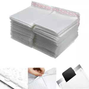 ANY SIZE BUBBLE MAILERS SHIPPING MAILING PADDED BAGS ENVELOPES WHITE - Bild 1 von 9
