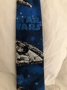 Cute Kids Toddler Star Wars Inspired Cotton Tie Millennium Falcon New Handmade - Picture 1 of 10