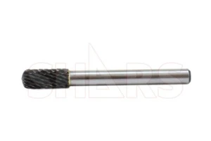 Shars 1/4 x 5/8" Cylindrical Radius End Carbide Burr SC-1 Double Cut !{ - Picture 1 of 2
