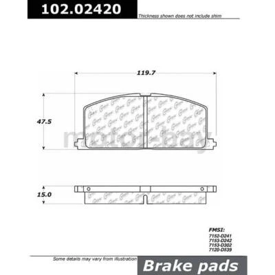Rotores de freno de disco delanteros y pastillas de freno para Toyota Camry 1983 1984 1985 1986 Foto 1 de 4