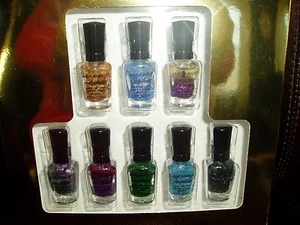 NIB,"WET N WILD SET OF 8 NAIL-POLISH", 0.17 fl oz each bottle, Differrent colors - Picture 1 of 4