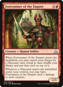 Forerunner of the Empire SP Rivals of Ixalan MTG Magic the Gathering Red English - Picture 1 of 1