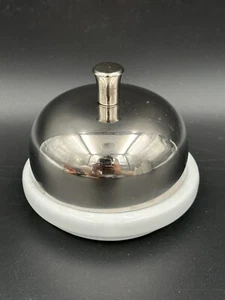 Norpro Cheese Butter Bell Crock Stainless Steel & Ceramic 4" Diameter Kitchen - Picture 1 of 5