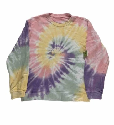 Sudadera Tie Dye Multicolor Adolescentes Niños XL Nueva Foto 1 de 4