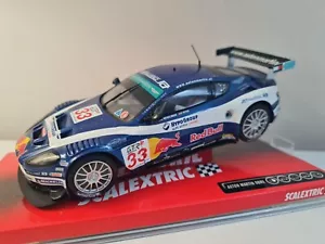 539 EL DIFICIL ASTON MARTIN DBR9 SCALEXTRIC TECNITOYS REF 6387 SLOT CAR RED BULL - Imagen 1 de 2