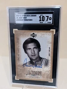 JERRY WEST 2001-02 UPPER DECK LEGENDS LEGENDARY AUTOGRAPH AUTO 10 card 7 - Picture 1 of 2