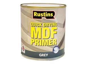 Rustins Primer Rapido per MDF a Base d'Acqua, Grigio, 250ml - Photo 1/1