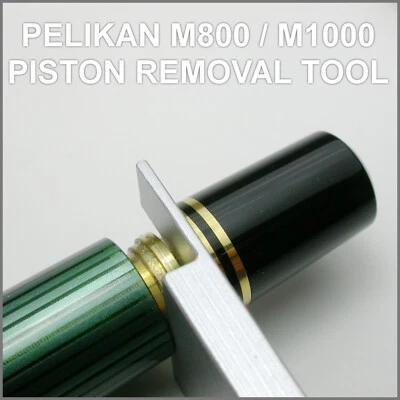 PELIKAN M800 M1000 FERRAMENTA DE REMOÇÃO DE PISTÃO ABRIDOR CHAVE DESAJEITÁVEL REPARO DE CANETA CHAVE! - Imagem 1 de 4