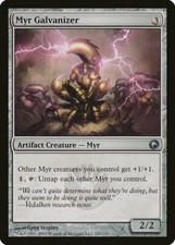 1X Myr Galvanizer Scars of Mirrodin NM/EX MTG CARD