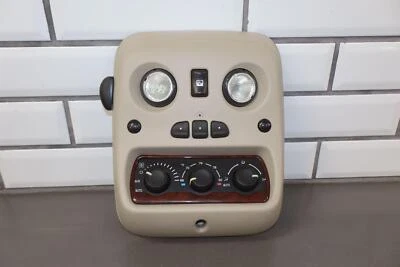 03-06 Cadillac Escalade ESV Shale Overhead Roof Console (Rear Climate Controls) - Image 1 of 4