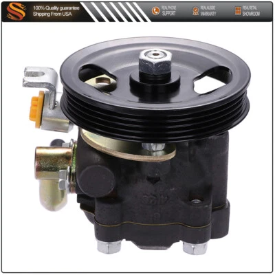 Power Steering Pump w/ Pulley For Nissan Maxima For Infiniti I35 I30 49110-40U1B - Image 1 of 4