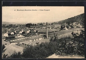 CPA Mandeure-Beaulieu, Usine Peugeot 1925 - Picture 1 of 2