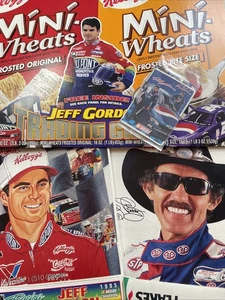 NASCAR Cereal Box LOT (Jeff Gordon Trading Cards Sealed) Richard Petty BOX FLAT - Bild 1 von 8