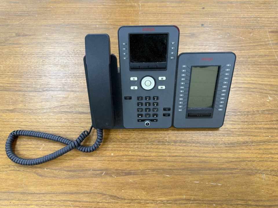 🔥NUEVO TELÉFONO AVAYA J179 D03A 700513569 CON JEM24 IP 32 LÍNEA COLOR NEGRO COBALTO Foto 1 de 4