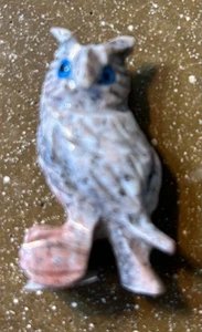 OWL Peruvian Dolomite Animal Spirit Pocket Totem! - Picture 1 of 6