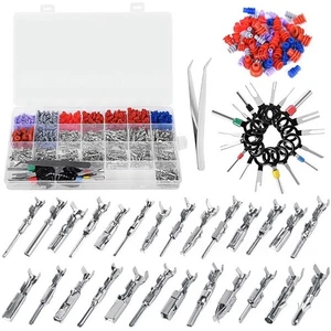 Automotive Connector Pins Kit - 567 pcs Crimped Terminals for All Vehicles! - Picture 1 of 7