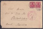 79019) ELSOFF Westfalen 1915 Zensur-Brief nach Philadelphia USA