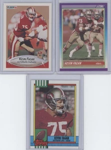 Konvolut 14 verschiedene Kevin Fagan Fußballkarten - Bild 1 von 5