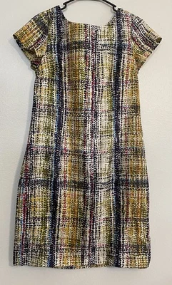 Vestido lápiz The Limited para mujer manga gorra talla 4 multicolor Foto 1 de 4