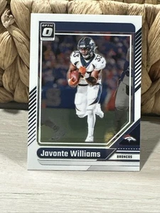Javonte Williams 2024 Donruss Optic Denver Broncos #58 - Picture 1 of 2