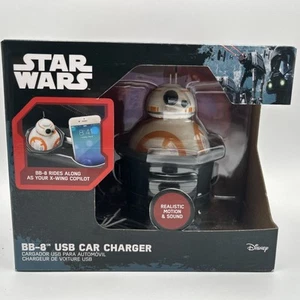 Chargeur voiture USB Disney Star Wars BB-8 avec 2 ports de charge USB ThinkGeek - Neuf dans sa boîte - Photo 1 sur 2