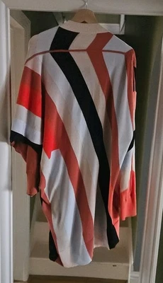 COS Asymmetrical Striped Knit Dress/Tunic Top Size L ( UK 16-20) Hardly Worn - Image 1 of 4