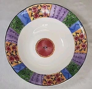 The Sweet Shoppe by Sango Servizio Pasta Tondo 13” Fiori Geometrico - Foto 1 di 7