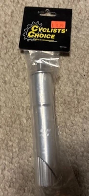 Cyclists Choice Extender Quill Stem Adaptor 22.2 to 25.4 Threadless Silver 145m - Image 1 of 2