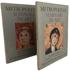 Metropolitan Seminars in Art Portfolios 8 & 9 Fresco Tempera Canaday 23 Plates - Picture 1 of 13